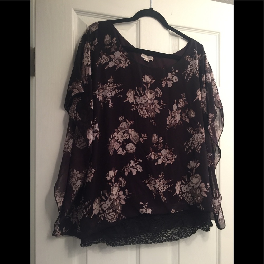 Warehouse One Short Sleeve Blouse Top